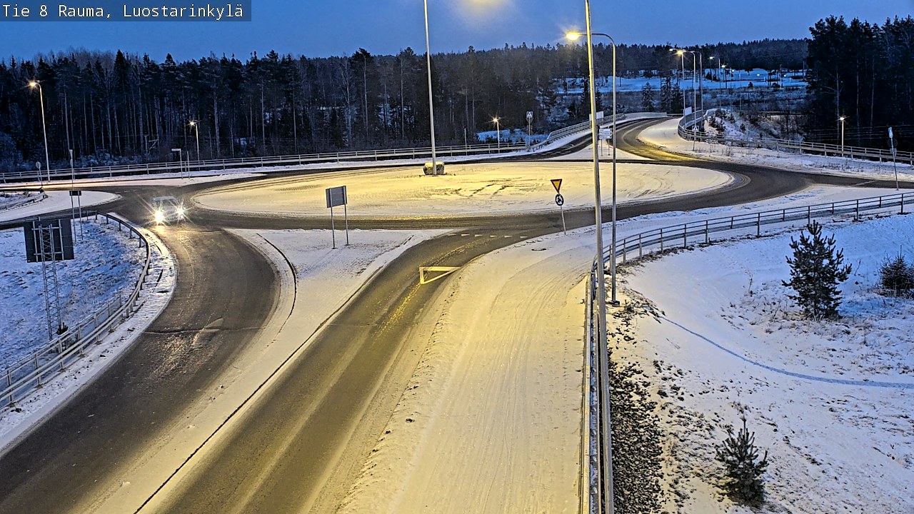 Weather Camera Image Road 8 Rauma, Luostarinkylä, Rauma, Satakunta