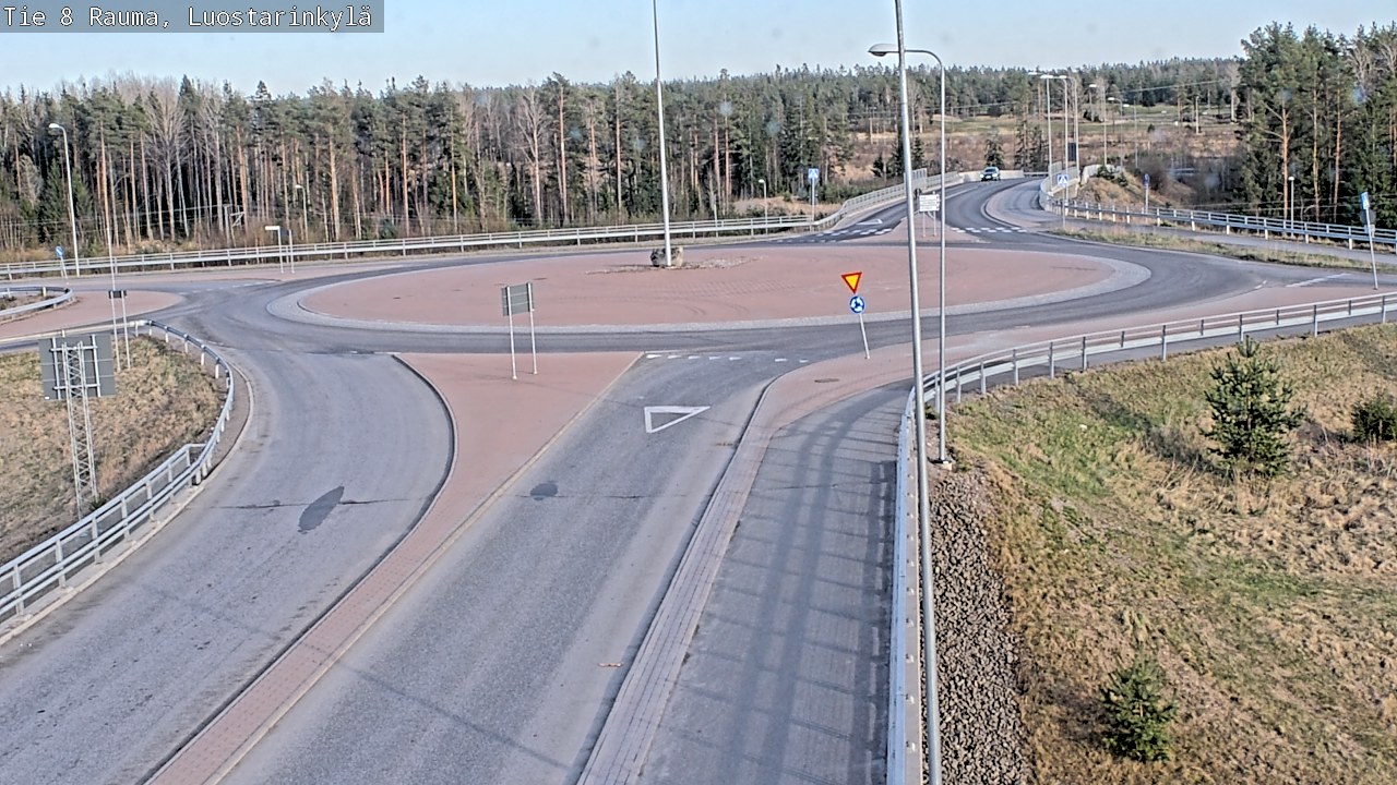Weather Camera Image Road 8 Rauma, Luostarinkylä, Rauma, Satakunta