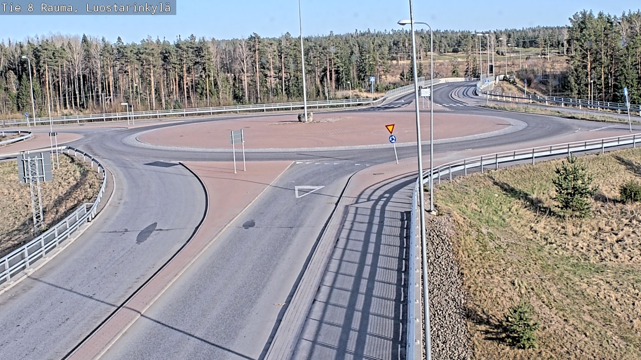 Weather Camera Image Road 8 Rauma, Luostarinkylä, Rauma, Satakunta
