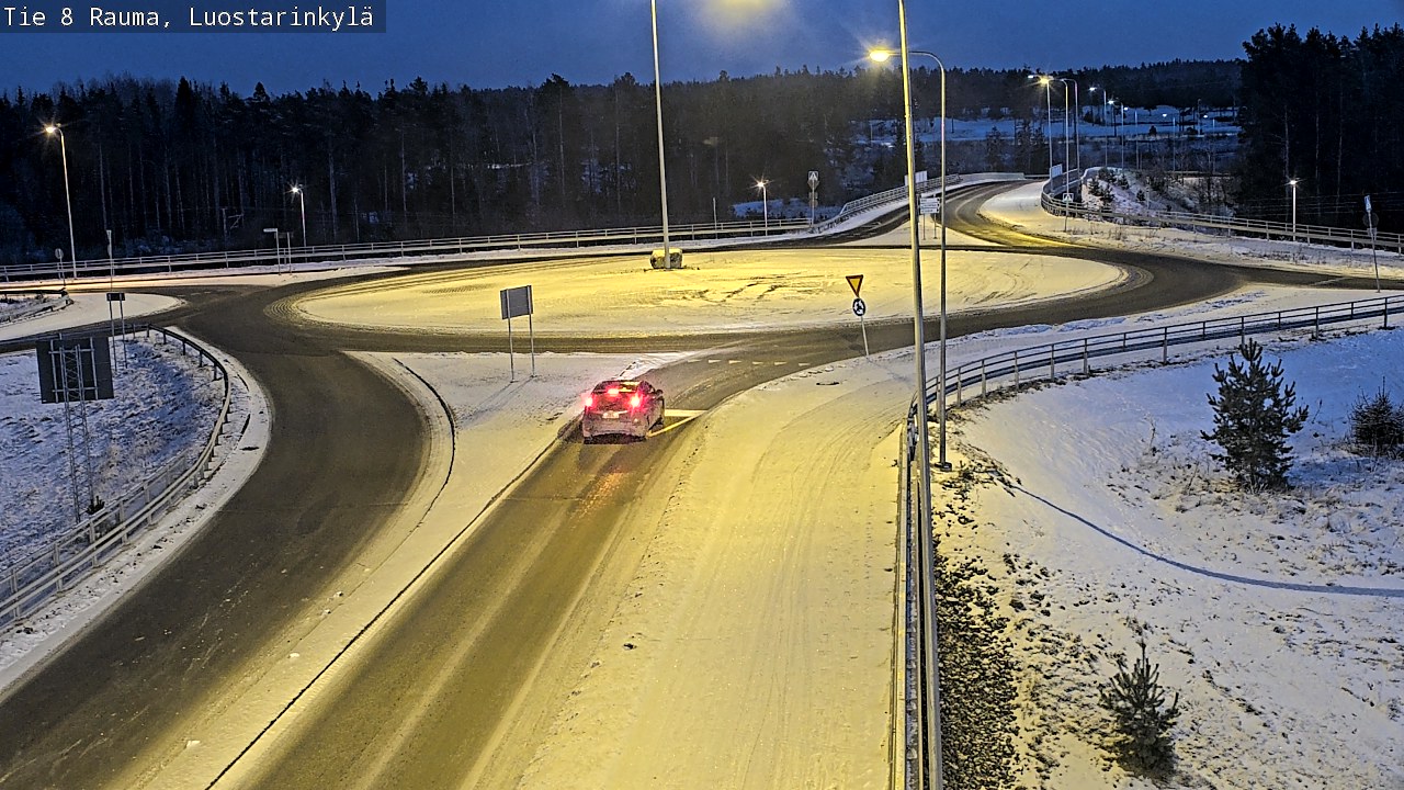 Weather Camera Image Road 8 Rauma, Luostarinkylä, Rauma, Satakunta