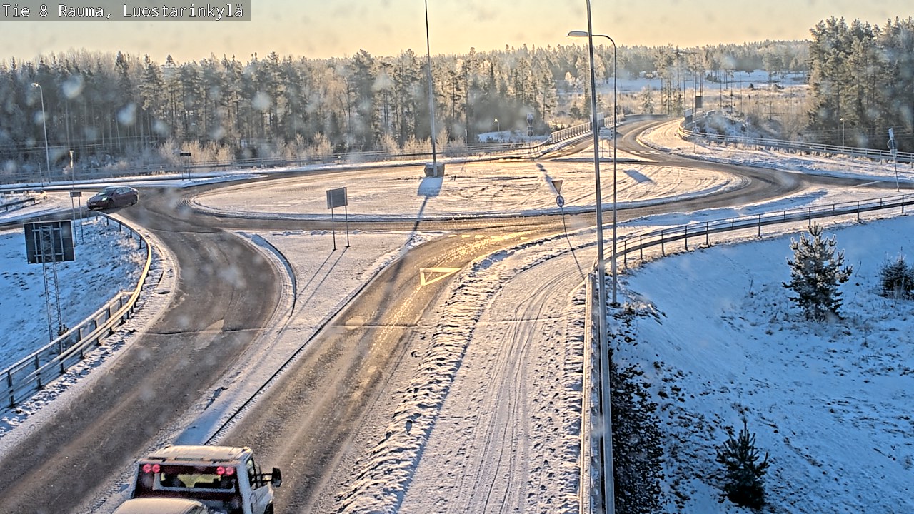 Weather Camera Image Road 8 Rauma, Luostarinkylä, Rauma, Satakunta