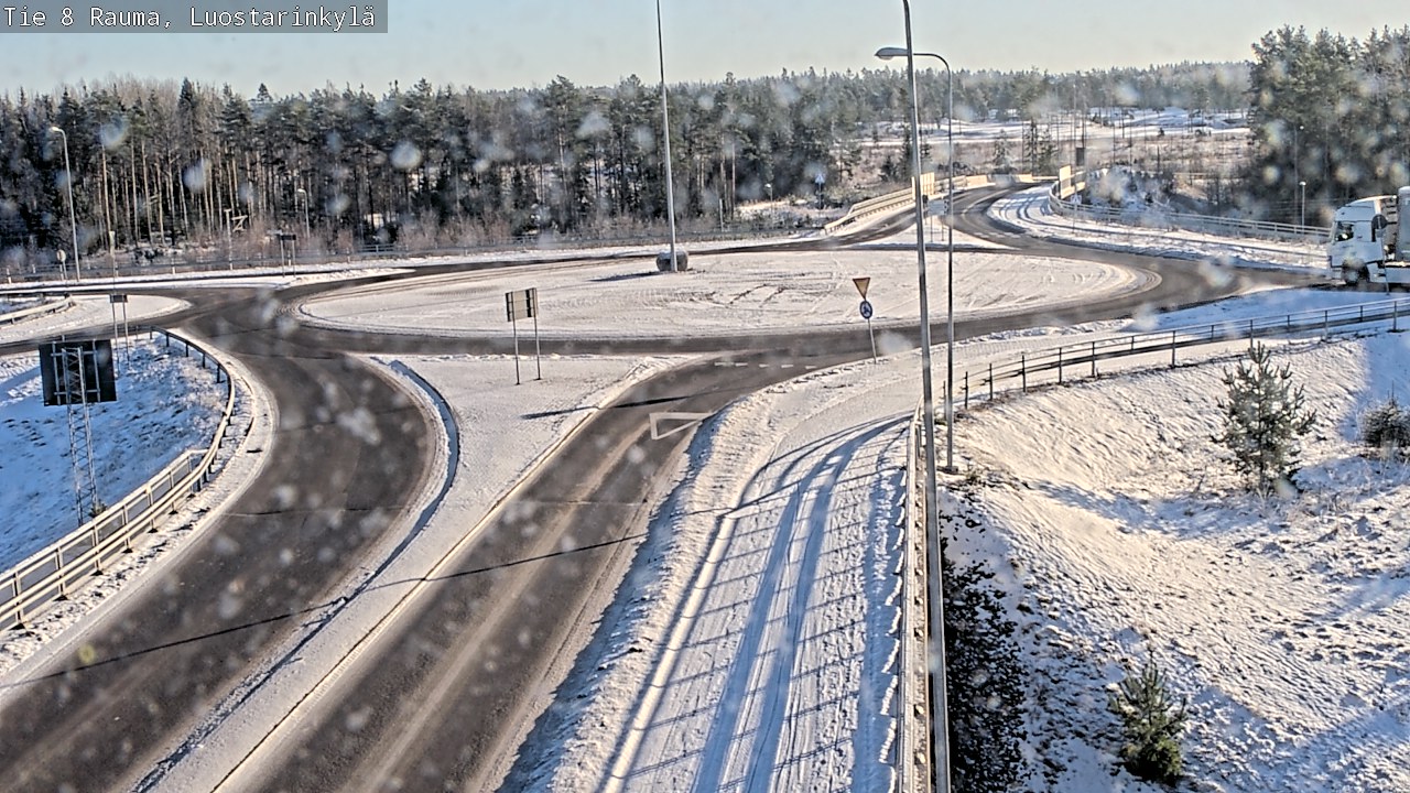 Weather Camera Image Road 8 Rauma, Luostarinkylä, Rauma, Satakunta