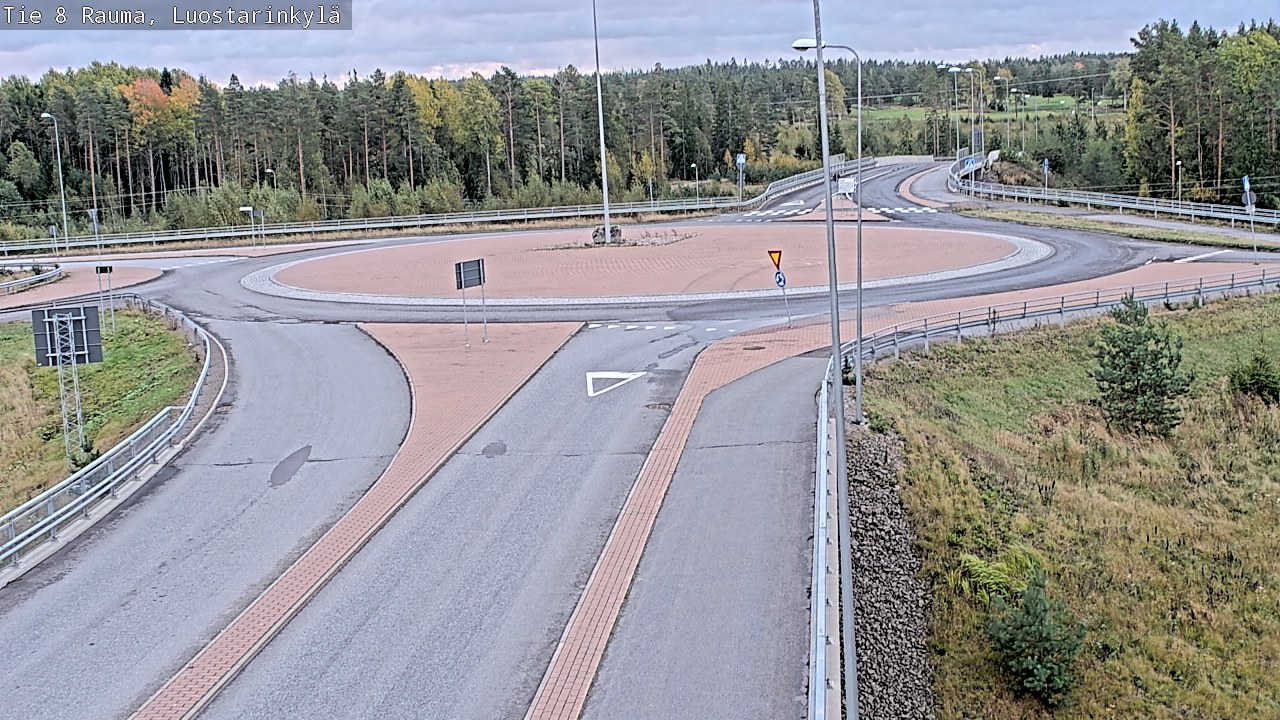 Weather Camera Image Road 8 Rauma, Luostarinkylä, Rauma, Satakunta