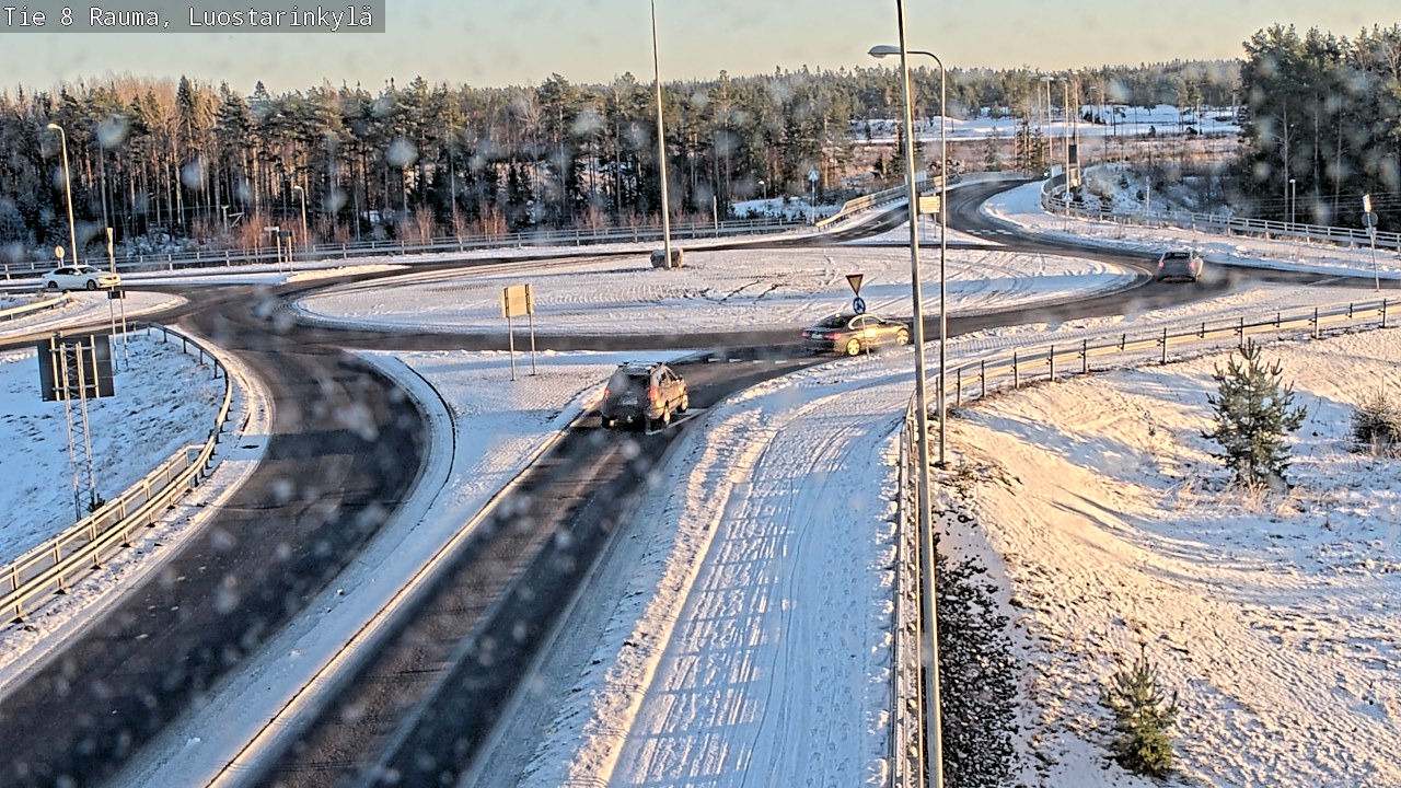 Weather Camera Image Road 8 Rauma, Luostarinkylä, Rauma, Satakunta