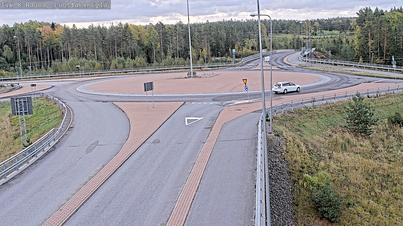 Weather Camera Image Road 8 Rauma, Luostarinkylä, Rauma, Satakunta