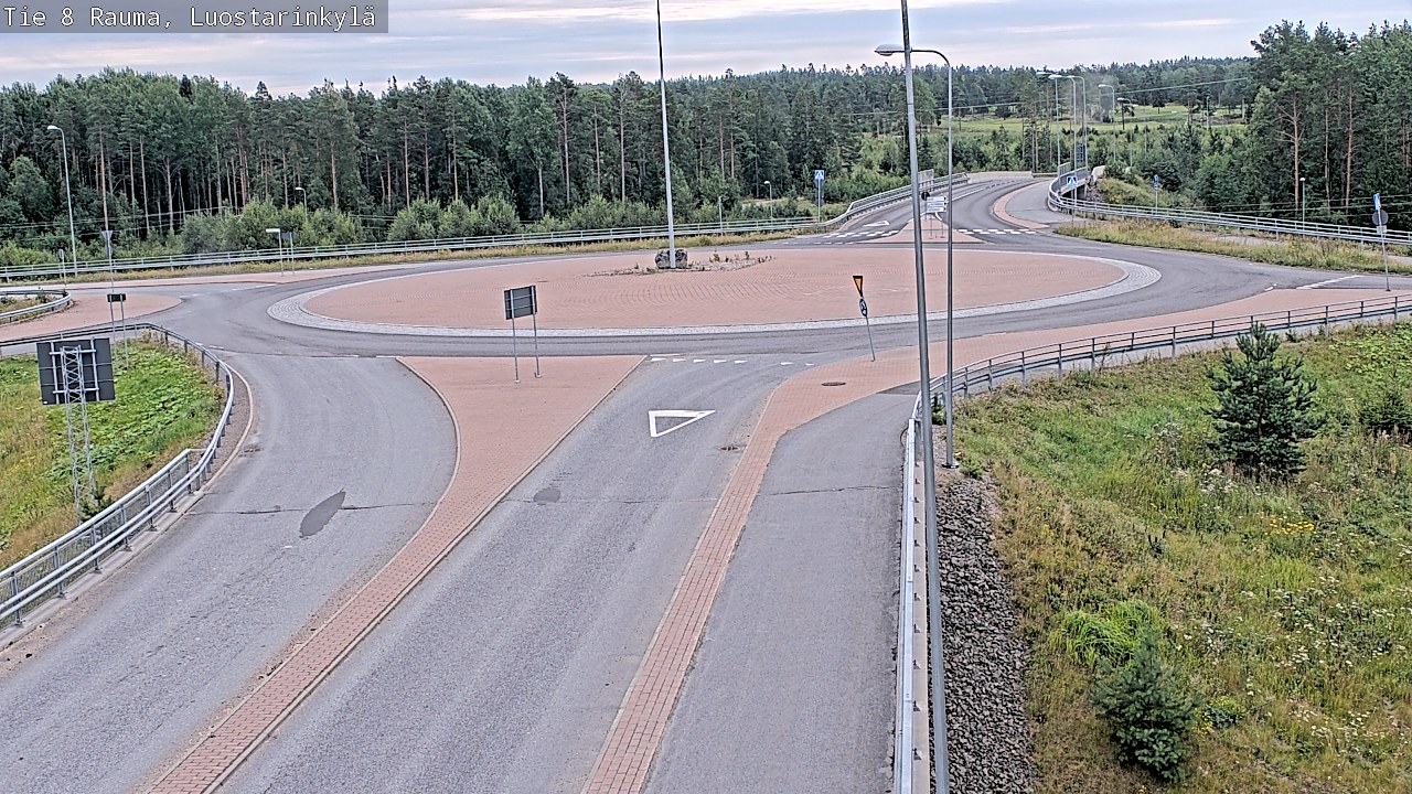 Weather Camera Image Road 8 Rauma, Luostarinkylä, Rauma, Satakunta