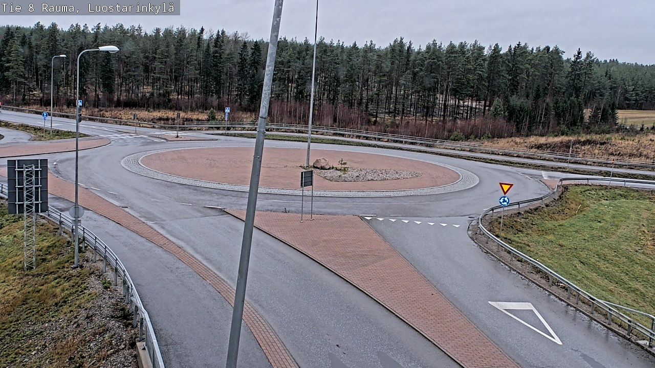 Weather Camera Image Road 8 Rauma, Luostarinkylä, Rauma, Satakunta