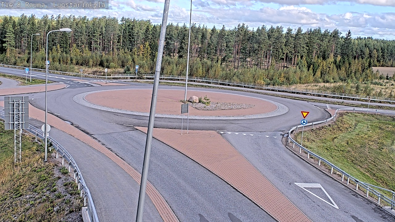 Weather Camera Image Road 8 Rauma, Luostarinkylä, Rauma, Satakunta