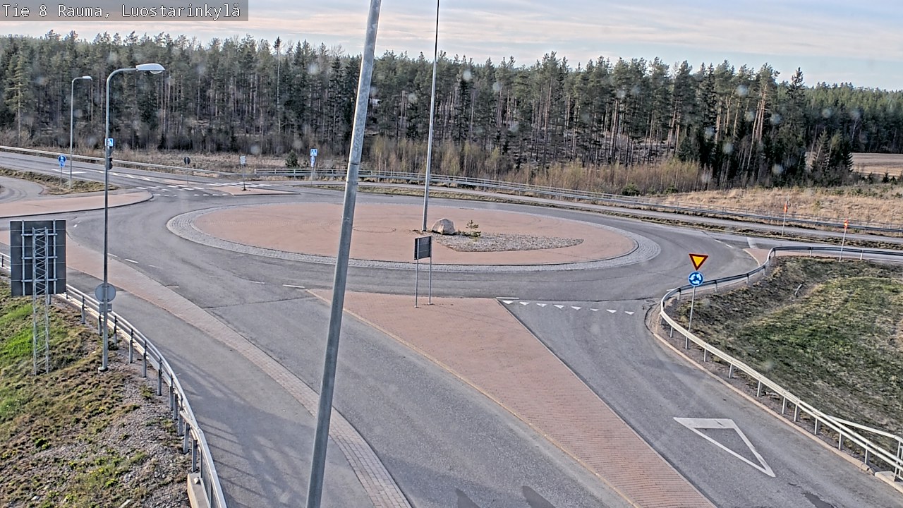 Weather Camera Image Road 8 Rauma, Luostarinkylä, Rauma, Satakunta