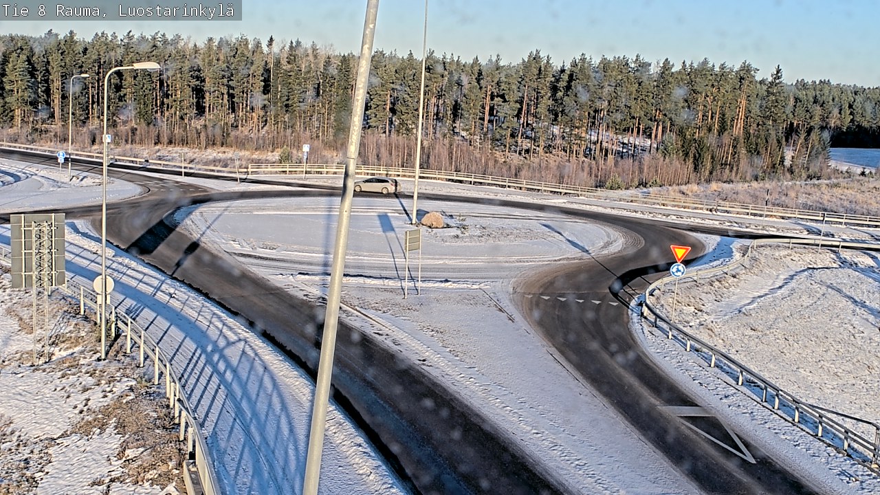 Weather Camera Image Road 8 Rauma, Luostarinkylä, Rauma, Satakunta