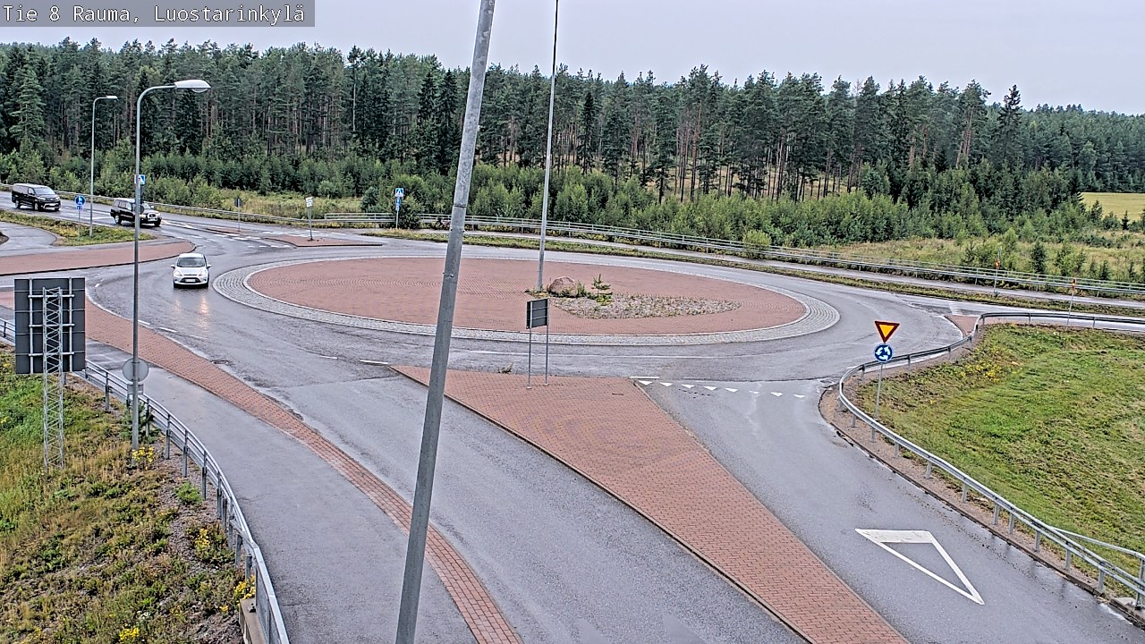 Weather Camera Image Väg 8 Raumo, Luostarinkylä, Rauma, Satakunta