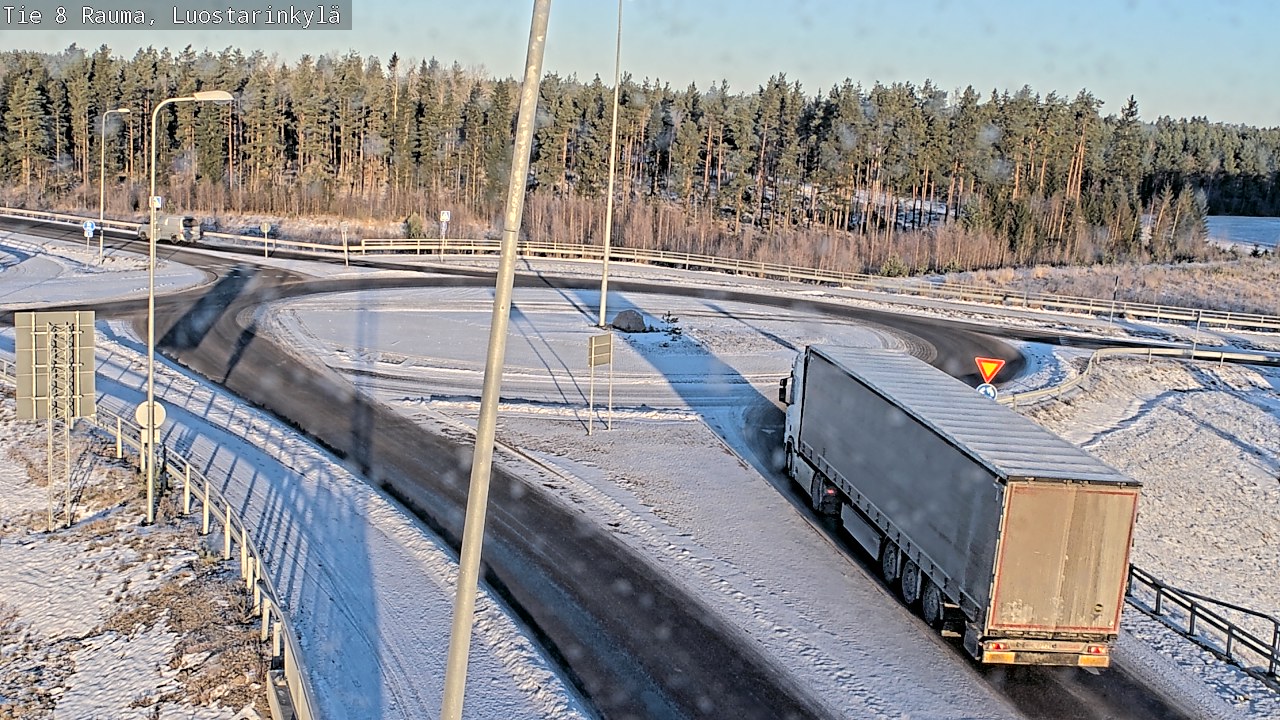 Weather Camera Image Road 8 Rauma, Luostarinkylä, Rauma, Satakunta