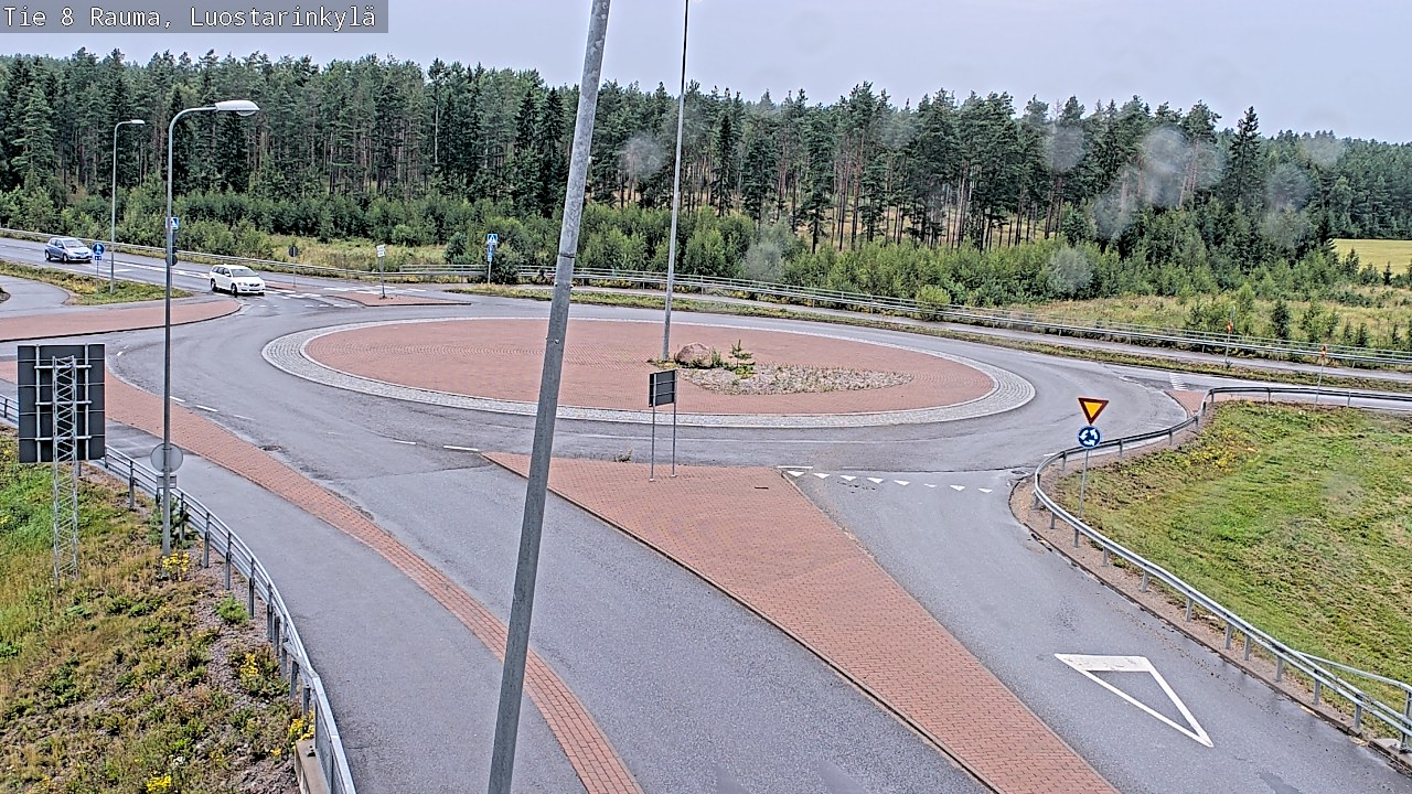 Weather Camera Image Väg 8 Raumo, Luostarinkylä, Rauma, Satakunta
