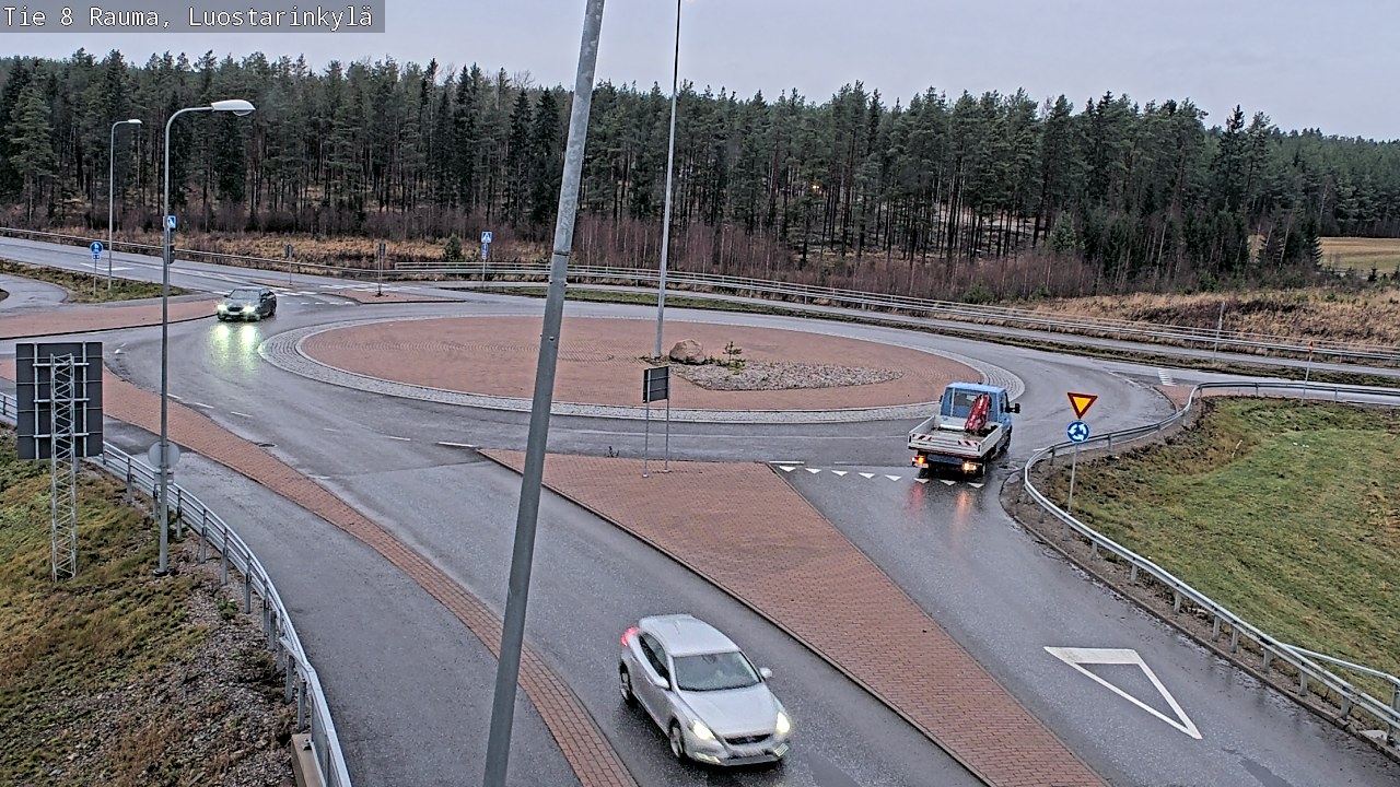 Weather Camera Image Road 8 Rauma, Luostarinkylä, Rauma, Satakunta
