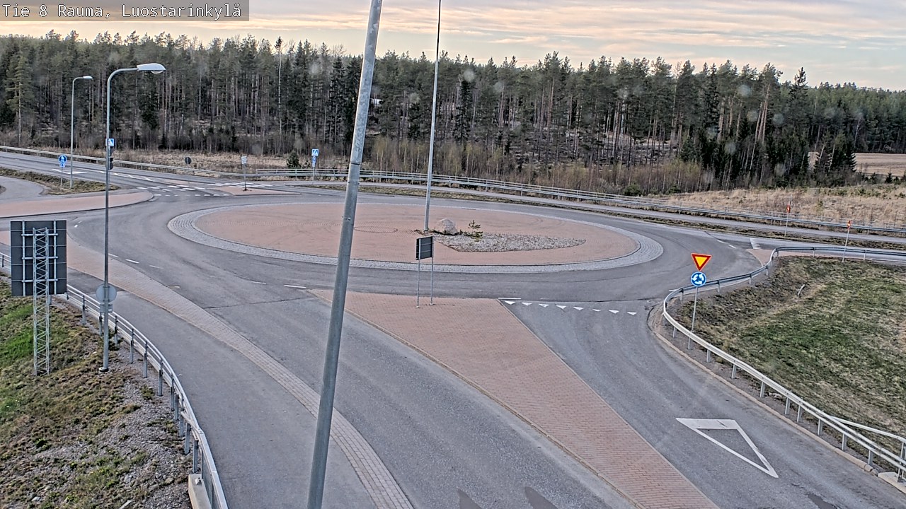 Weather Camera Image Road 8 Rauma, Luostarinkylä, Rauma, Satakunta
