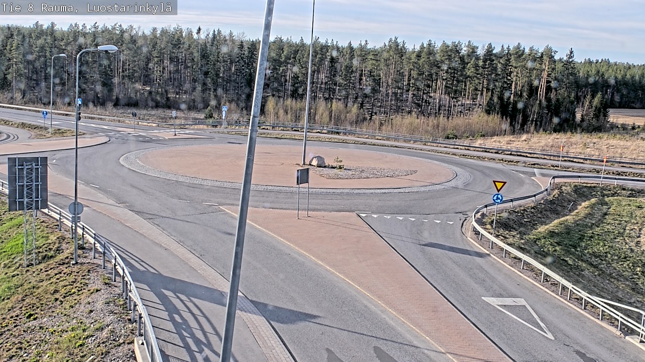 Weather Camera Image Road 8 Rauma, Luostarinkylä, Rauma, Satakunta