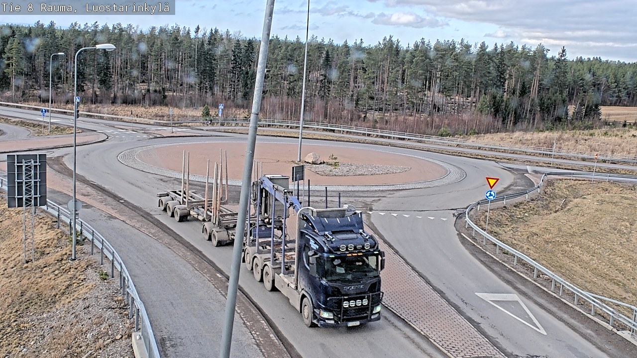 Kelikamerat Kuva Tie 8 Rauma, Luostarinkylä, Rauma, Satakunta