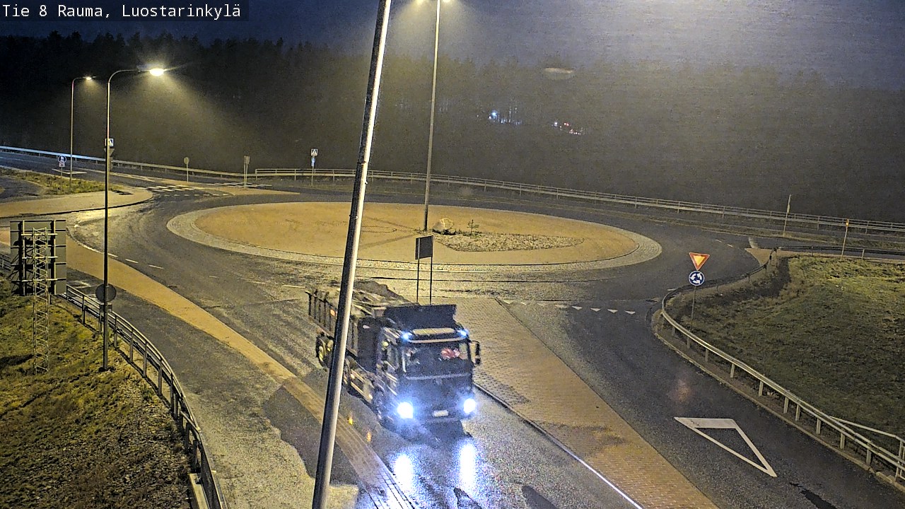 Weather Camera Image Väg 8 Raumo, Luostarinkylä, Rauma, Satakunta