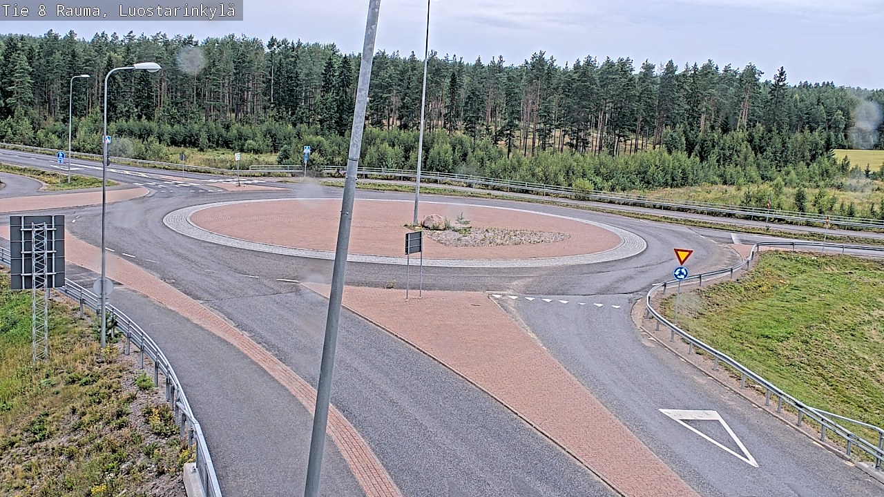 Weather Camera Image Road 8 Rauma, Luostarinkylä, Rauma, Satakunta