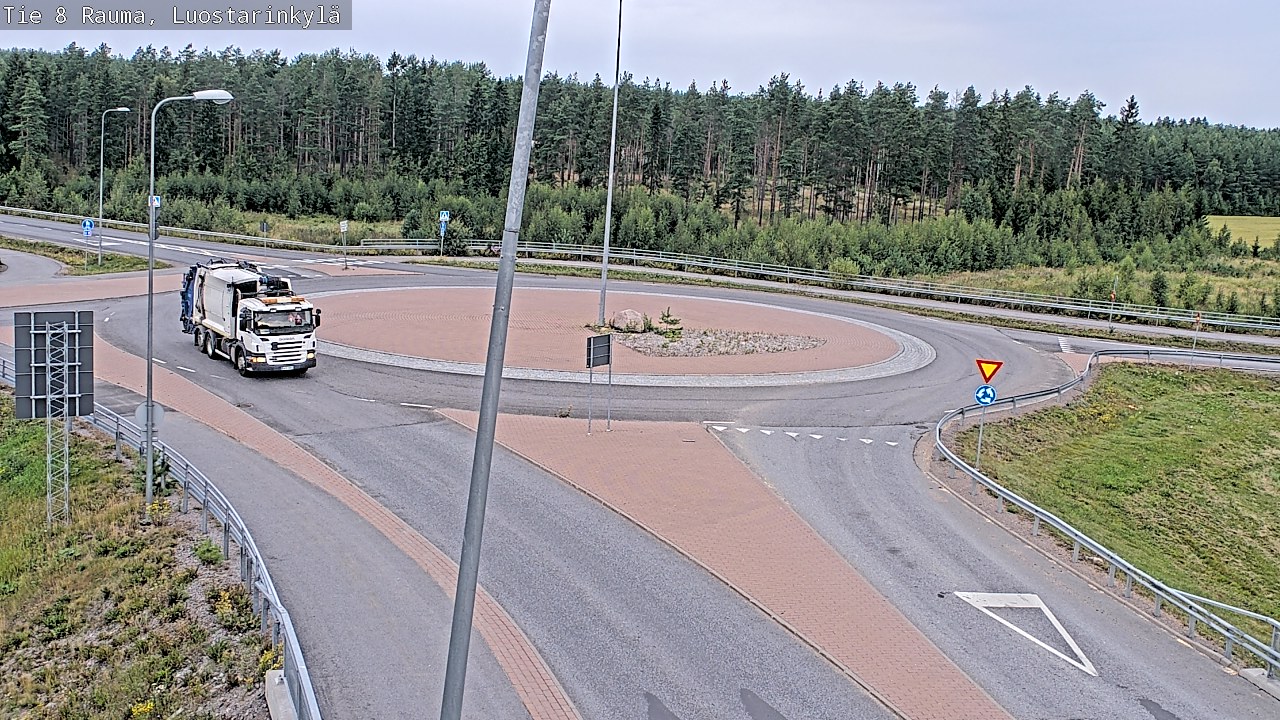 Weather Camera Image Road 8 Rauma, Luostarinkylä, Rauma, Satakunta