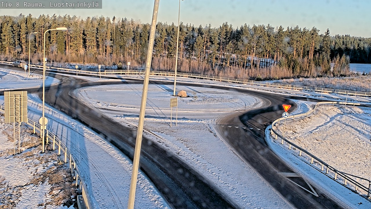 Weather Camera Image Road 8 Rauma, Luostarinkylä, Rauma, Satakunta