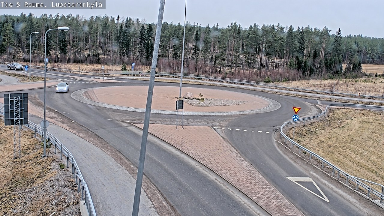 Weather Camera Image Road 8 Rauma, Luostarinkylä, Rauma, Satakunta