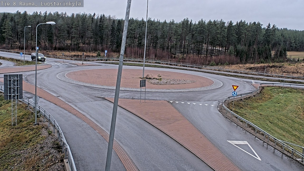 Weather Camera Image Road 8 Rauma, Luostarinkylä, Rauma, Satakunta