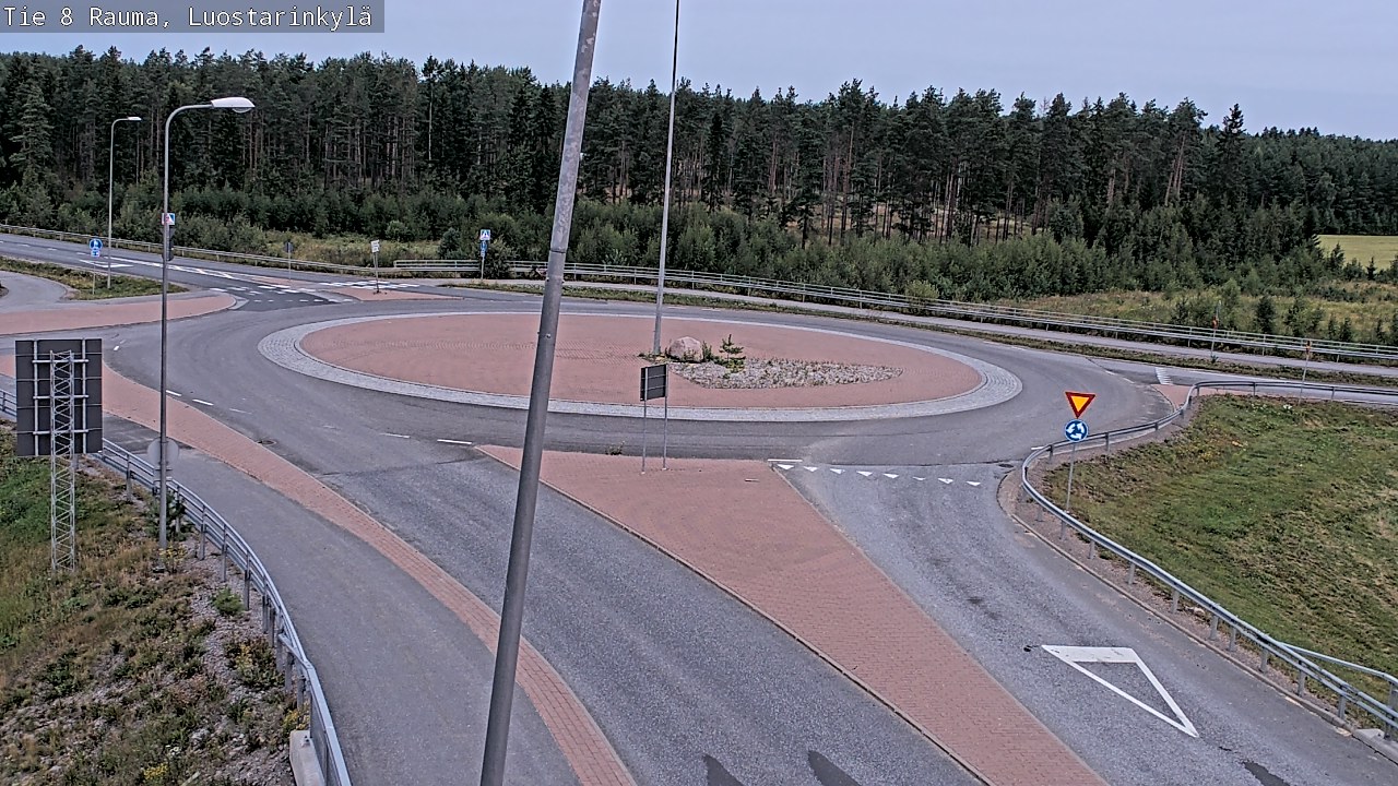 Weather Camera Image Road 8 Rauma, Luostarinkylä, Rauma, Satakunta