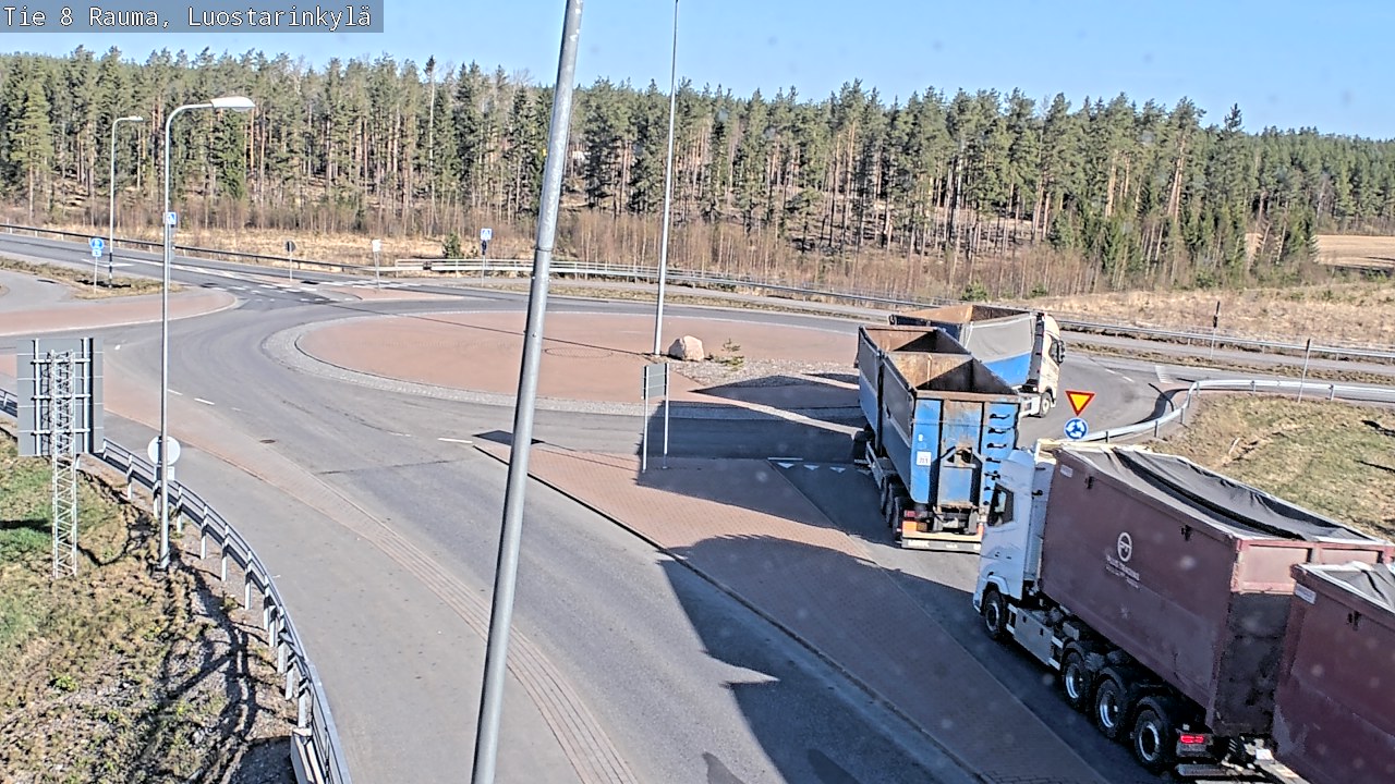 Kelikamerat Kuva Tie 8 Rauma, Luostarinkylä, Rauma, Satakunta