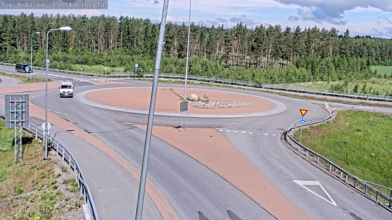 Kelikamerat Kuva Tie 8 Rauma, Luostarinkylä, Rauma, Satakunta
