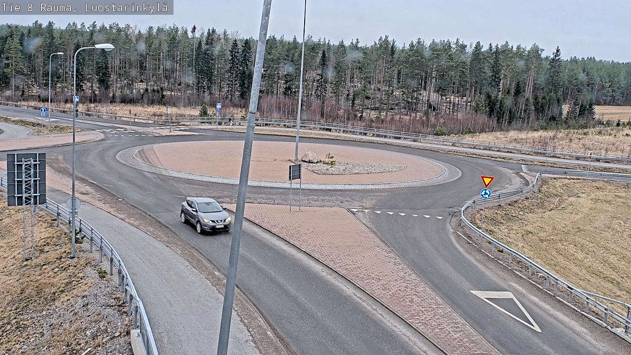 Weather Camera Image Road 8 Rauma, Luostarinkylä, Rauma, Satakunta