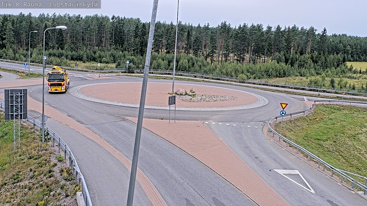 Weather Camera Image Road 8 Rauma, Luostarinkylä, Rauma, Satakunta