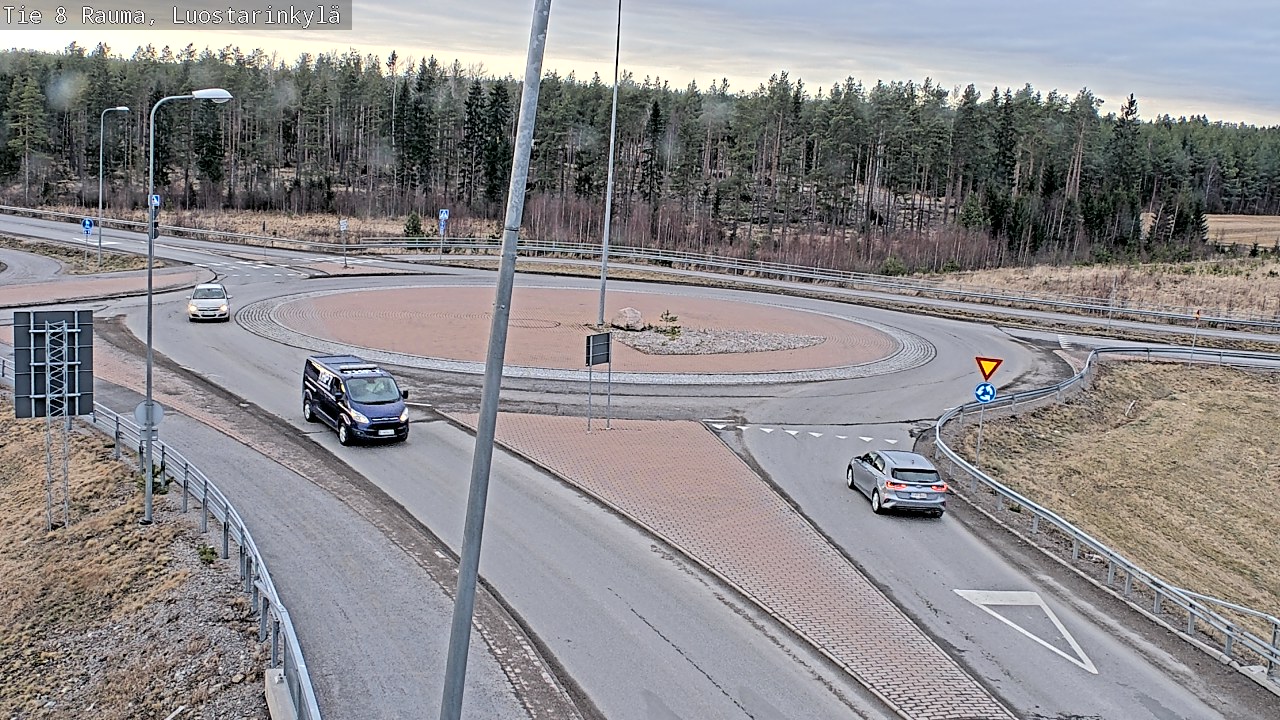 Kelikamerat Kuva Tie 8 Rauma, Luostarinkylä, Rauma, Satakunta