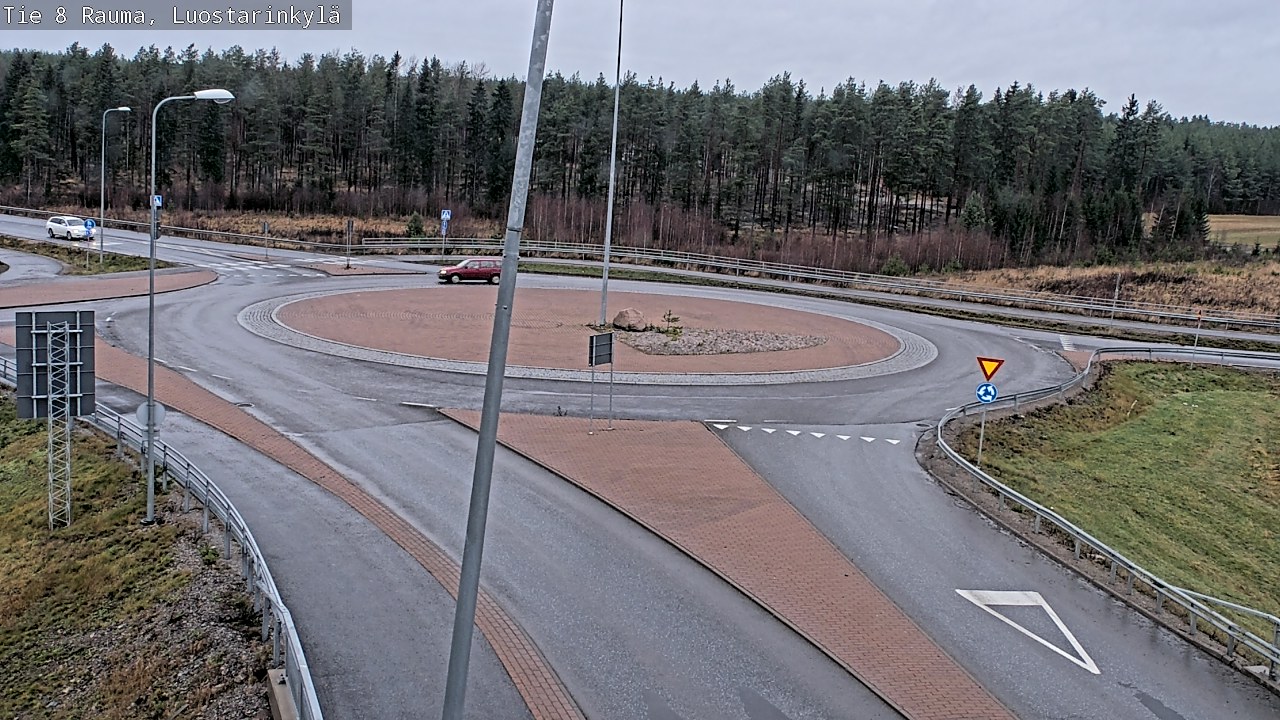 Weather Camera Image Road 8 Rauma, Luostarinkylä, Rauma, Satakunta
