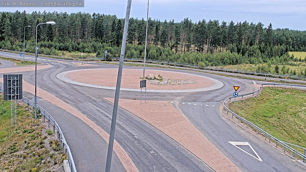 Weather Camera Image Road 8 Rauma, Luostarinkylä, Rauma, Satakunta