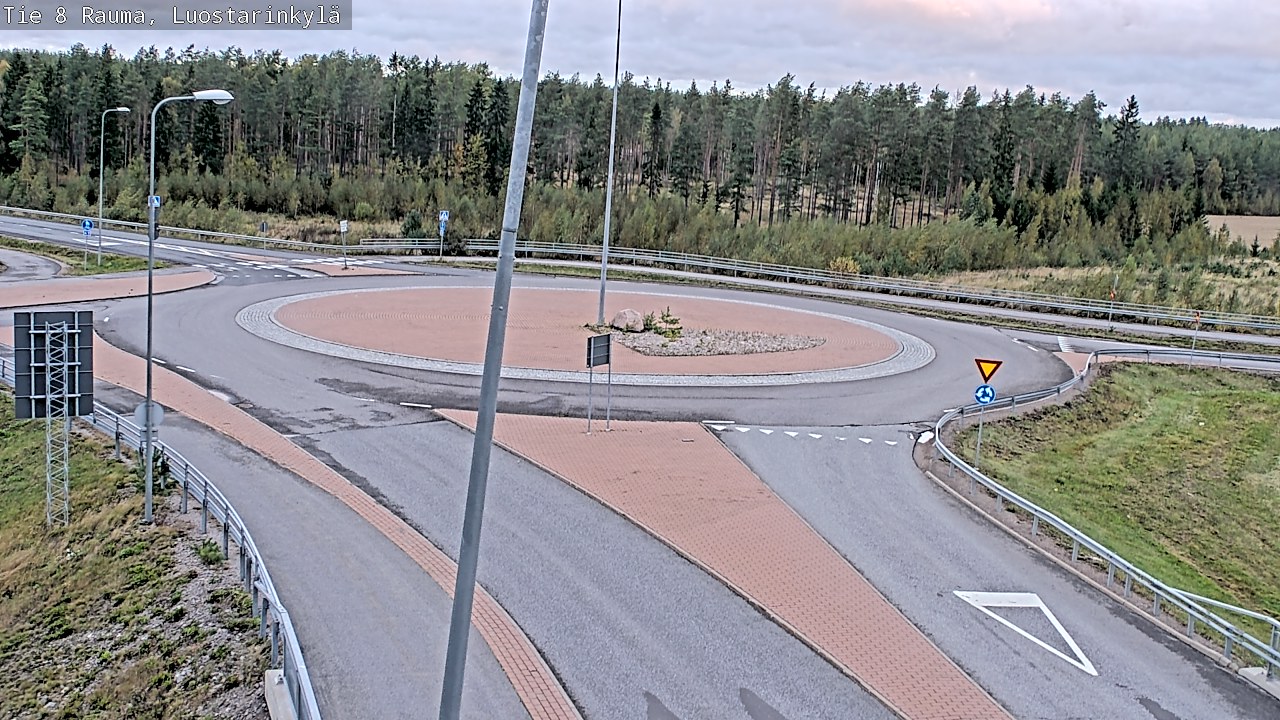 Weather Camera Image Road 8 Rauma, Luostarinkylä, Rauma, Satakunta