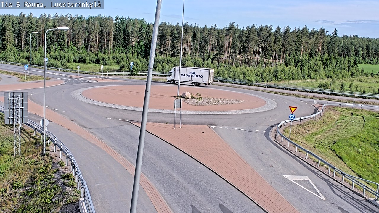 Weather Camera Image Road 8 Rauma, Luostarinkylä, Rauma, Satakunta