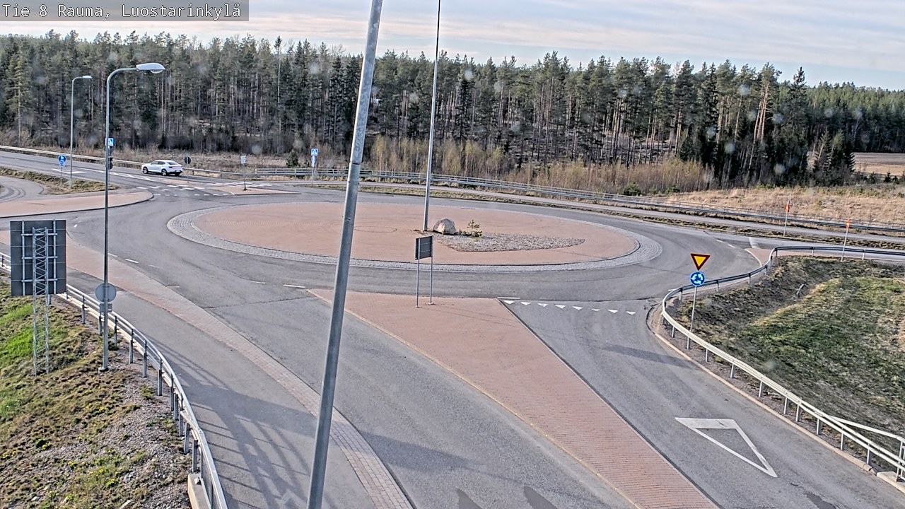 Weather Camera Image Road 8 Rauma, Luostarinkylä, Rauma, Satakunta