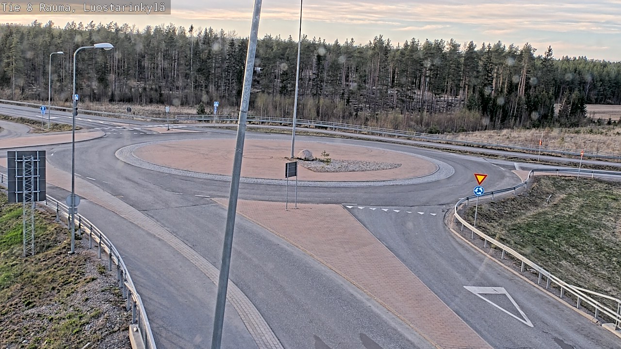 Weather Camera Image Road 8 Rauma, Luostarinkylä, Rauma, Satakunta