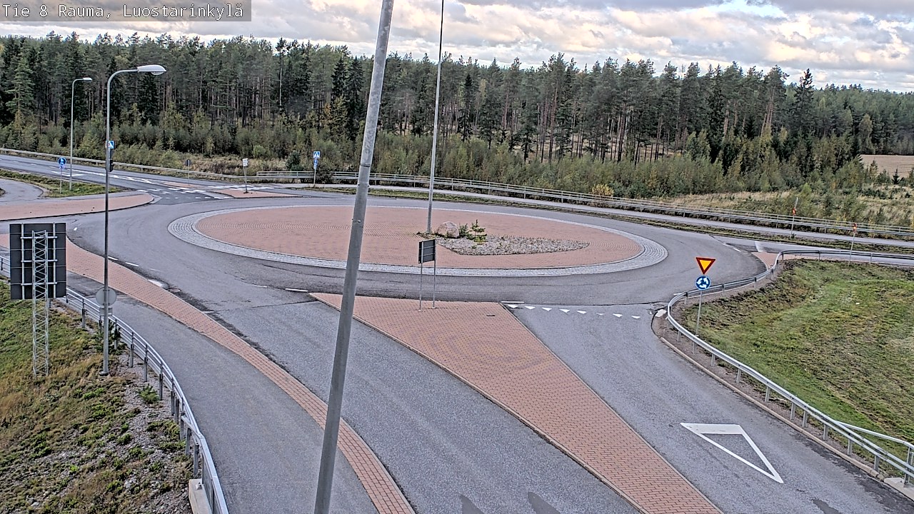 Weather Camera Image Road 8 Rauma, Luostarinkylä, Rauma, Satakunta