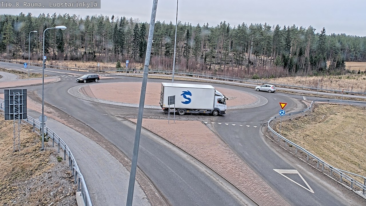 Kelikamerat Kuva Tie 8 Rauma, Luostarinkylä, Rauma, Satakunta