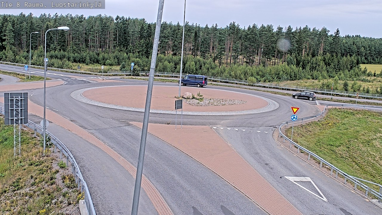 Weather Camera Image Road 8 Rauma, Luostarinkylä, Rauma, Satakunta
