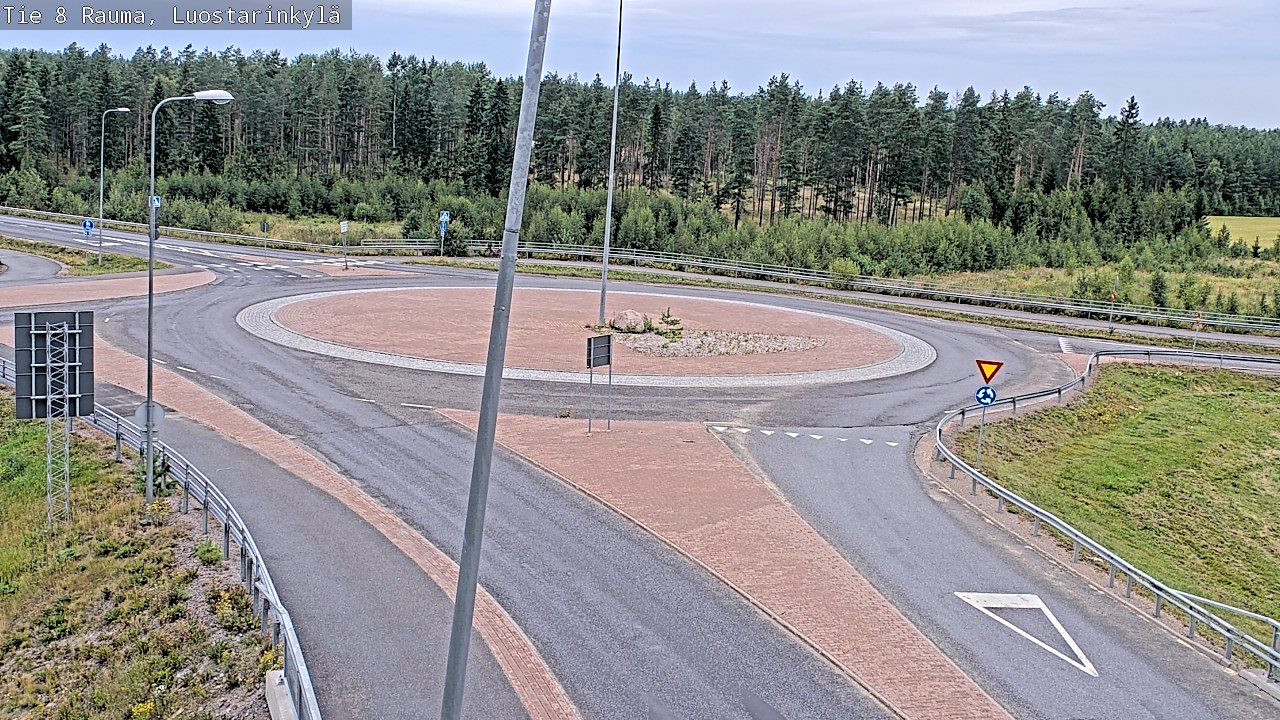 Weather Camera Image Road 8 Rauma, Luostarinkylä, Rauma, Satakunta