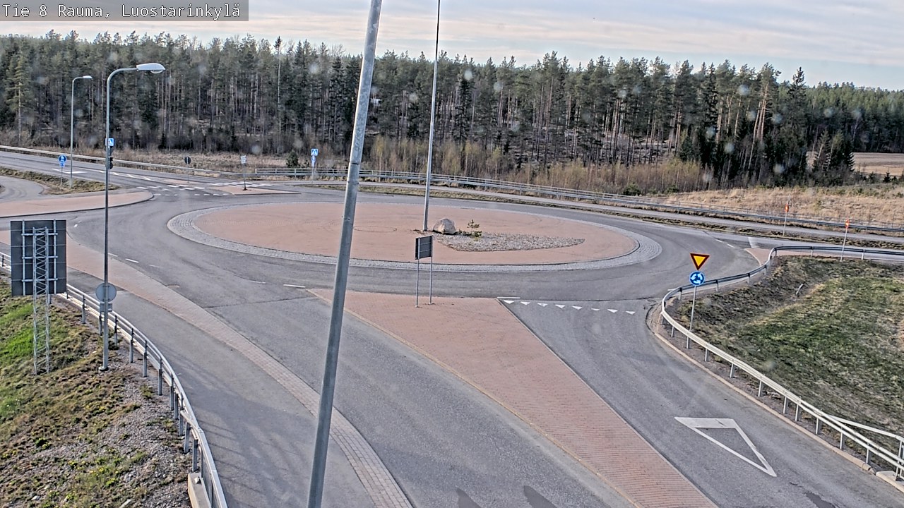 Weather Camera Image Road 8 Rauma, Luostarinkylä, Rauma, Satakunta