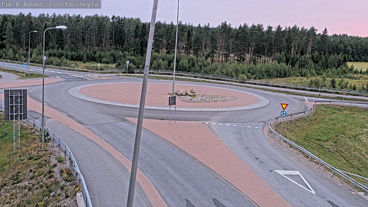 Weather Camera Image Road 8 Rauma, Luostarinkylä, Rauma, Satakunta