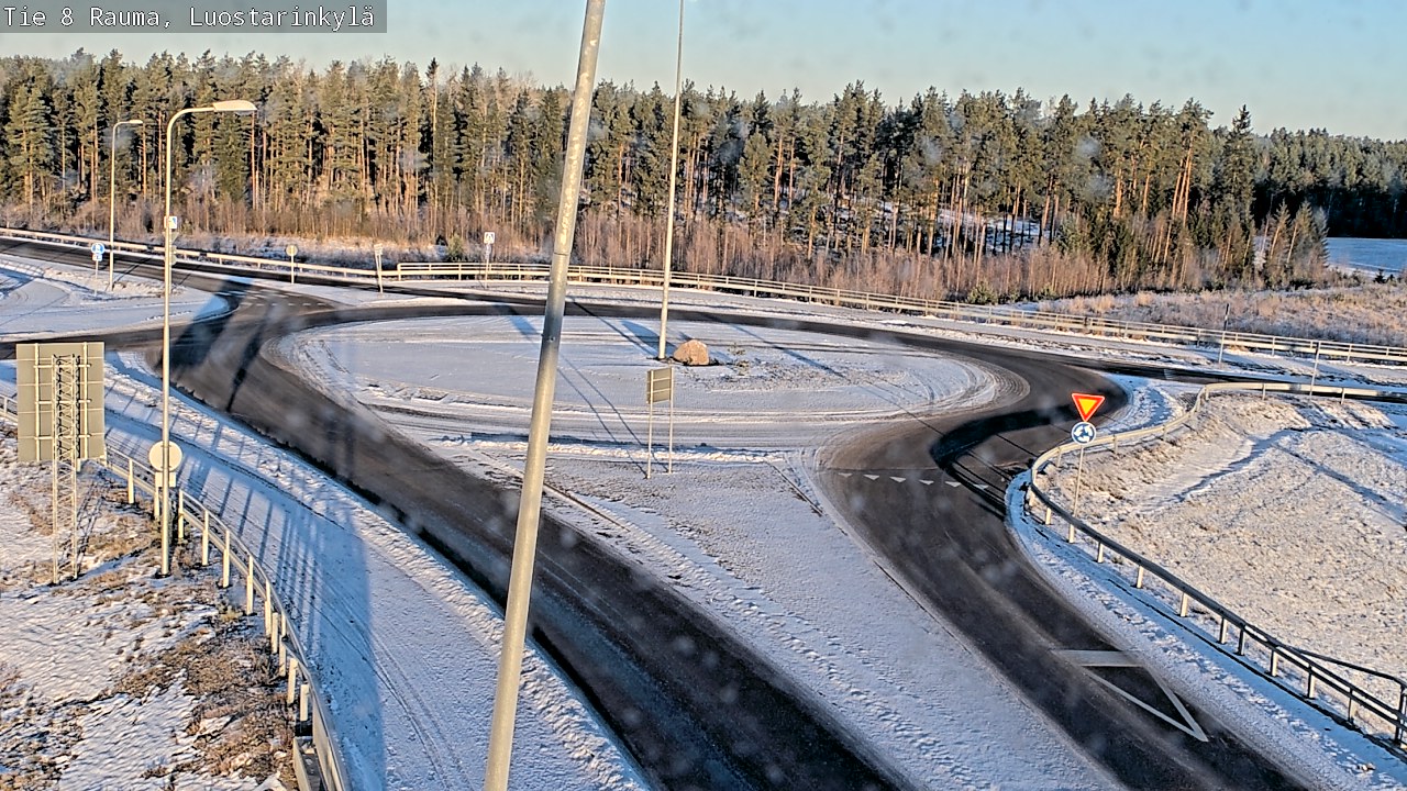 Weather Camera Image Road 8 Rauma, Luostarinkylä, Rauma, Satakunta