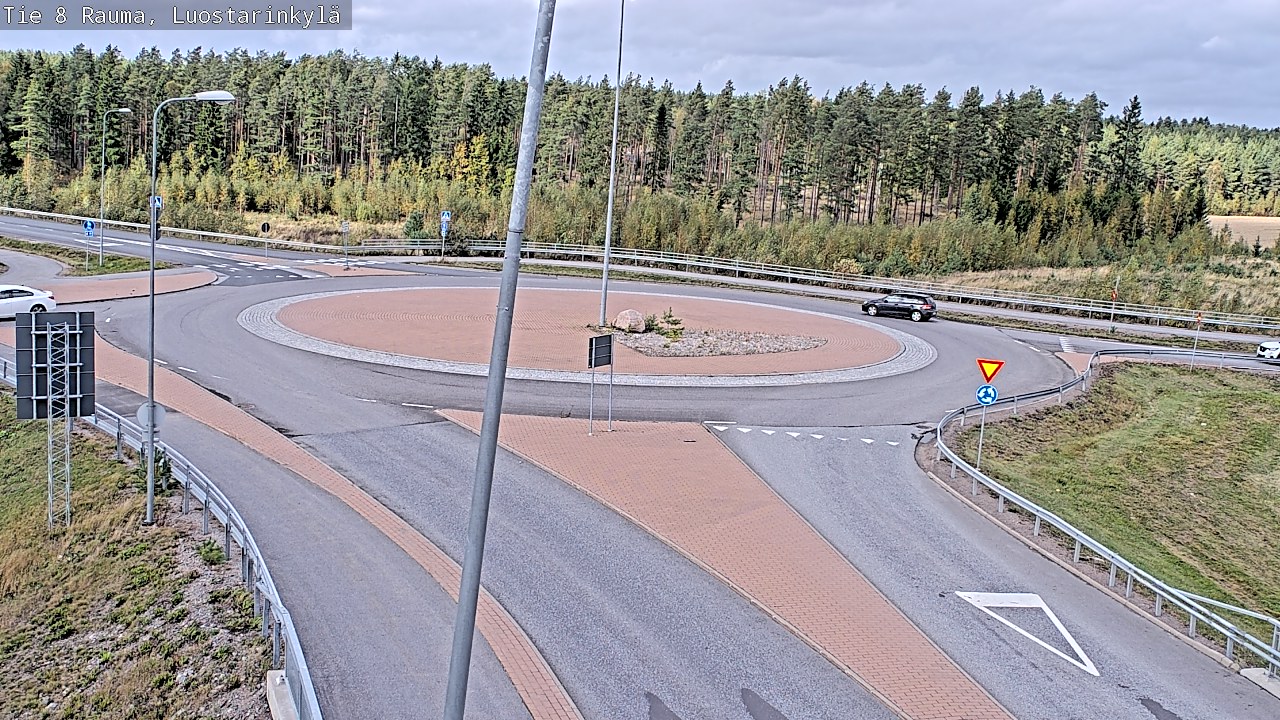 Kelikamerat Kuva Tie 8 Rauma, Luostarinkylä, Rauma, Satakunta