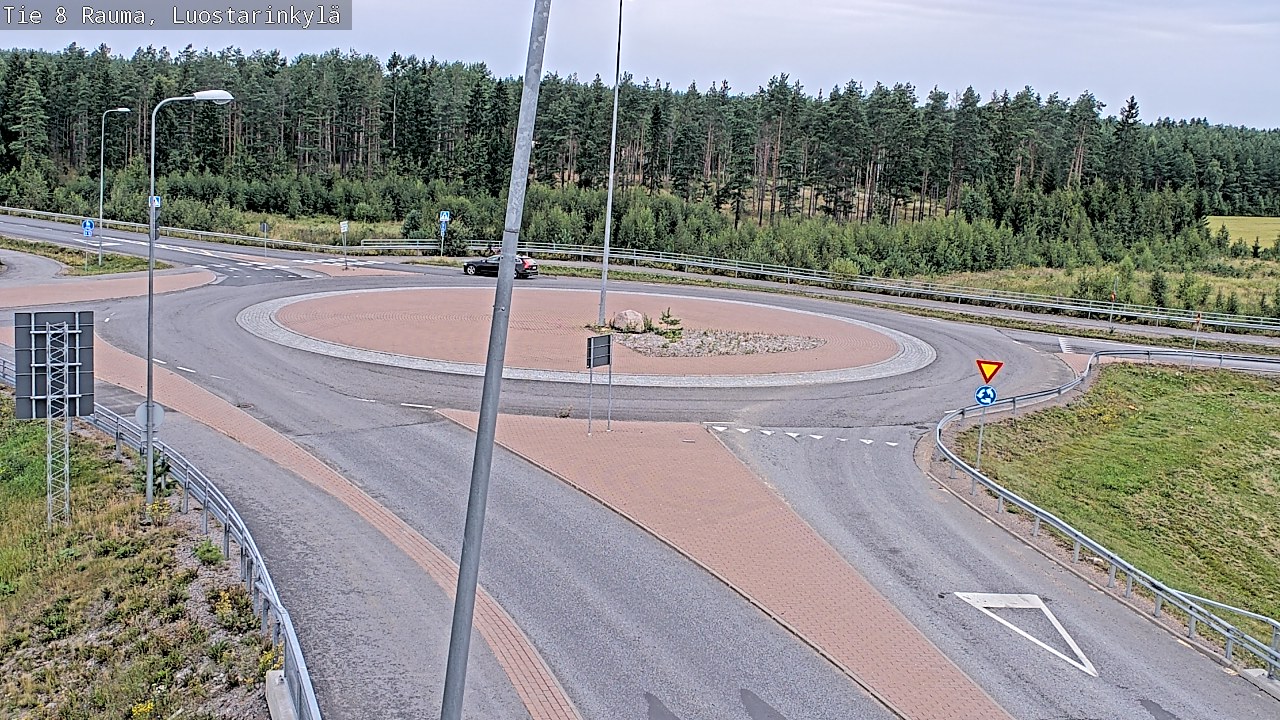Weather Camera Image Road 8 Rauma, Luostarinkylä, Rauma, Satakunta