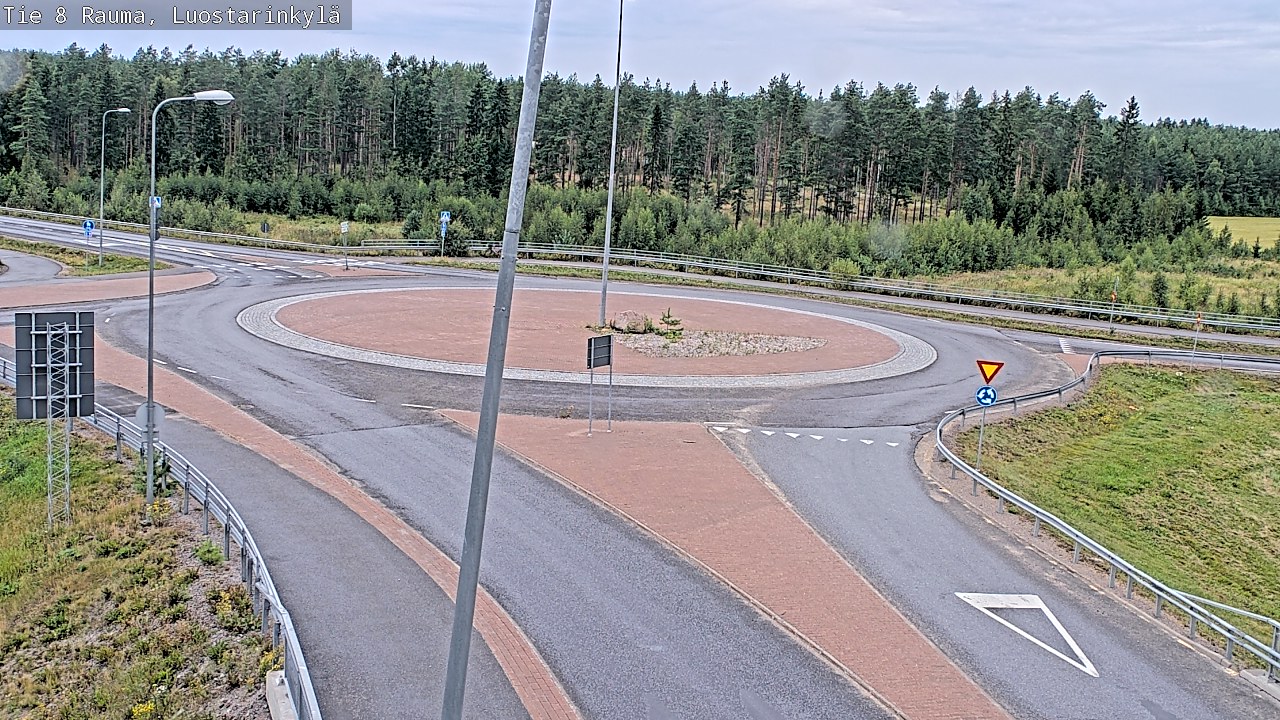 Weather Camera Image Road 8 Rauma, Luostarinkylä, Rauma, Satakunta