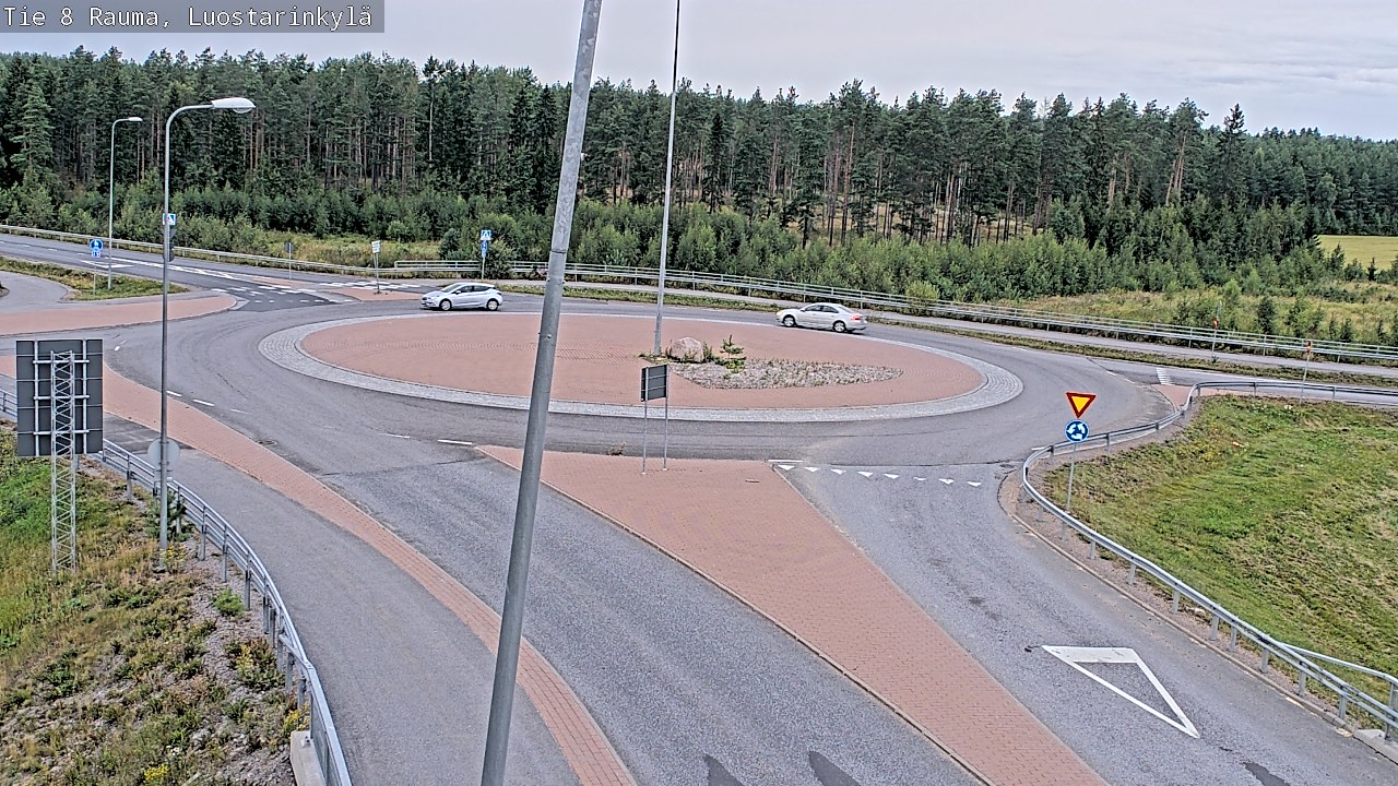 Weather Camera Image Road 8 Rauma, Luostarinkylä, Rauma, Satakunta